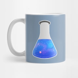 Space in a flask Mug